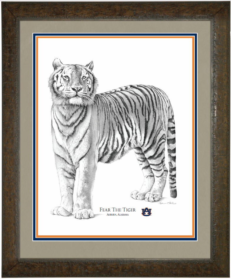 Fear the Tiger - Auburn – Malkoff Gallery